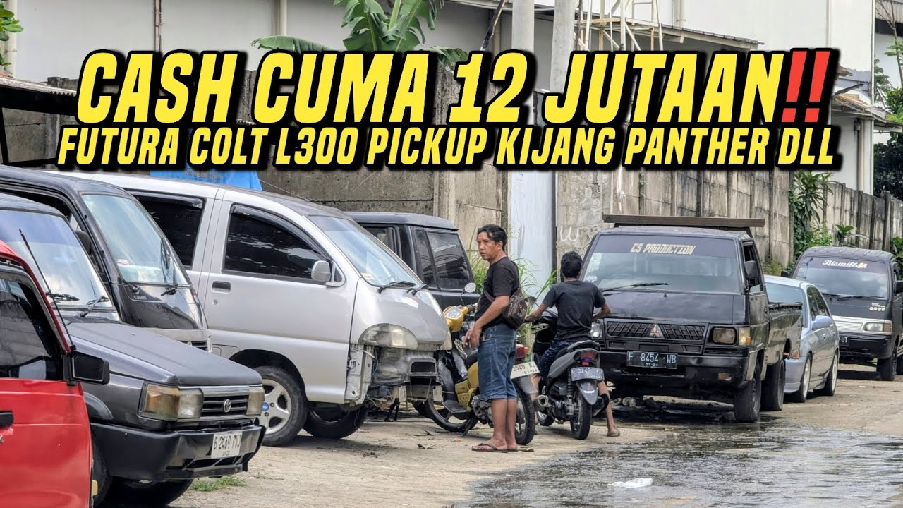 Murah murah banget ya mobil bekas di Sumber Berkah❗Lapak pickup L300 kijang panther cash cuma 12juta