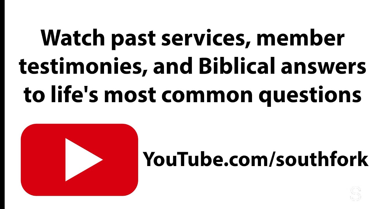Evidence of True Faith | Psalm 26 | www.SouthFork.church | March 8, 2026