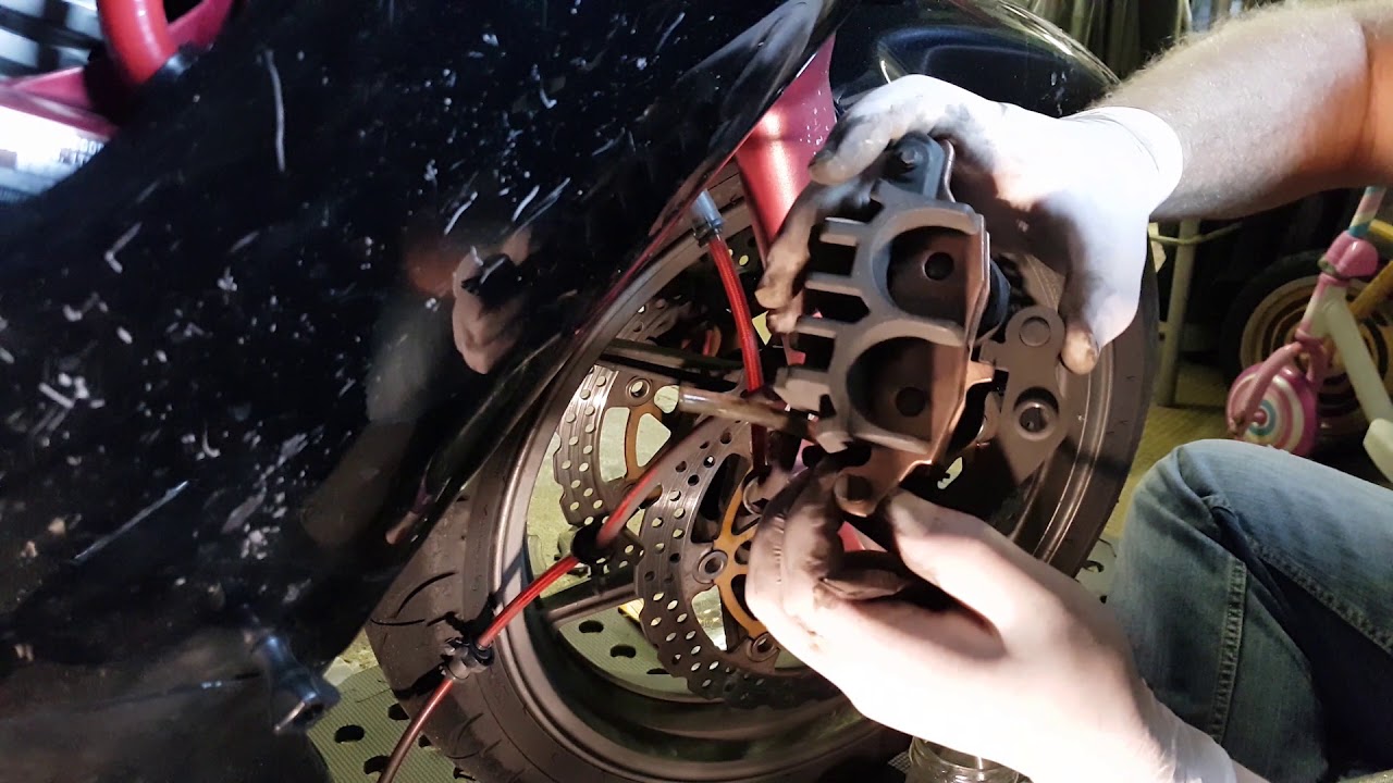 Kawasaki ninja Versys er6f er6n Brake pads and discs replacement