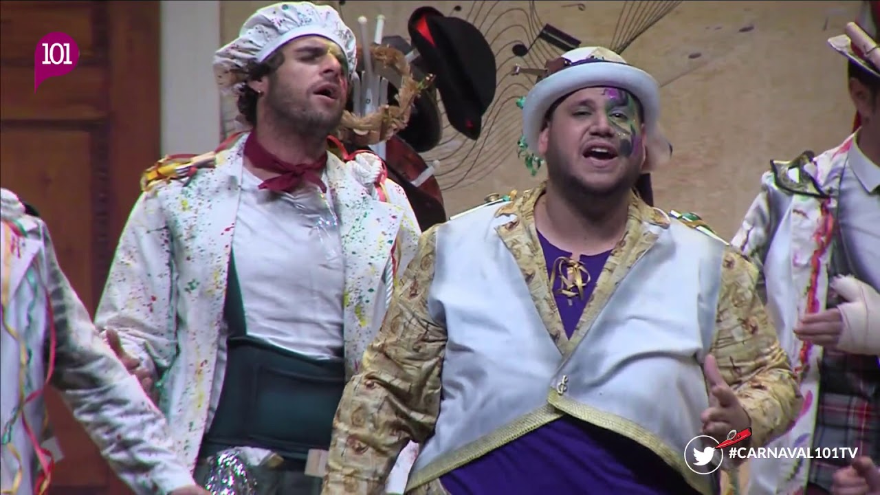 Carnaval de Málaga 2018: 'Los becarios', comparsa en preliminares