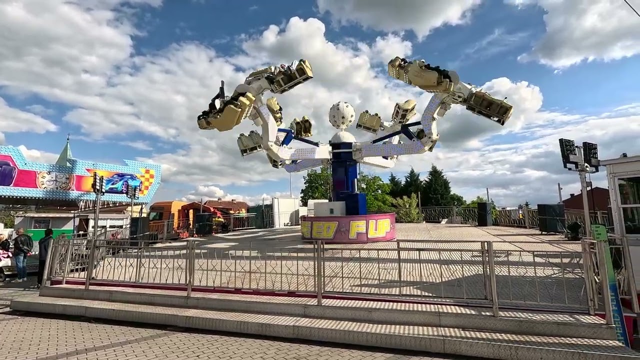 Karuzela Speed Flip (Lunapark Holý) Off ride 1 - Śmigiel - Maj 2025
