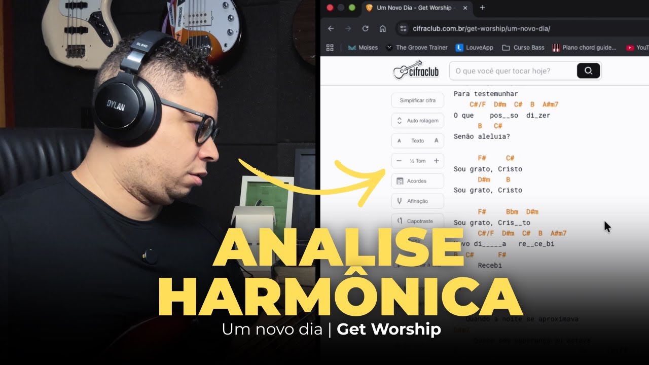 ANÁLISE HARMÔNICA Um Novo Dia Get Worship