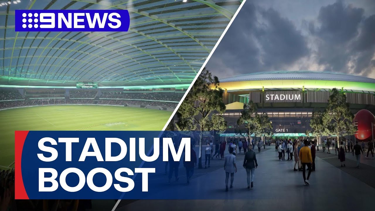 Tassie AFL team green lit as new $1 billion stadium wins approval | 9 News Australia