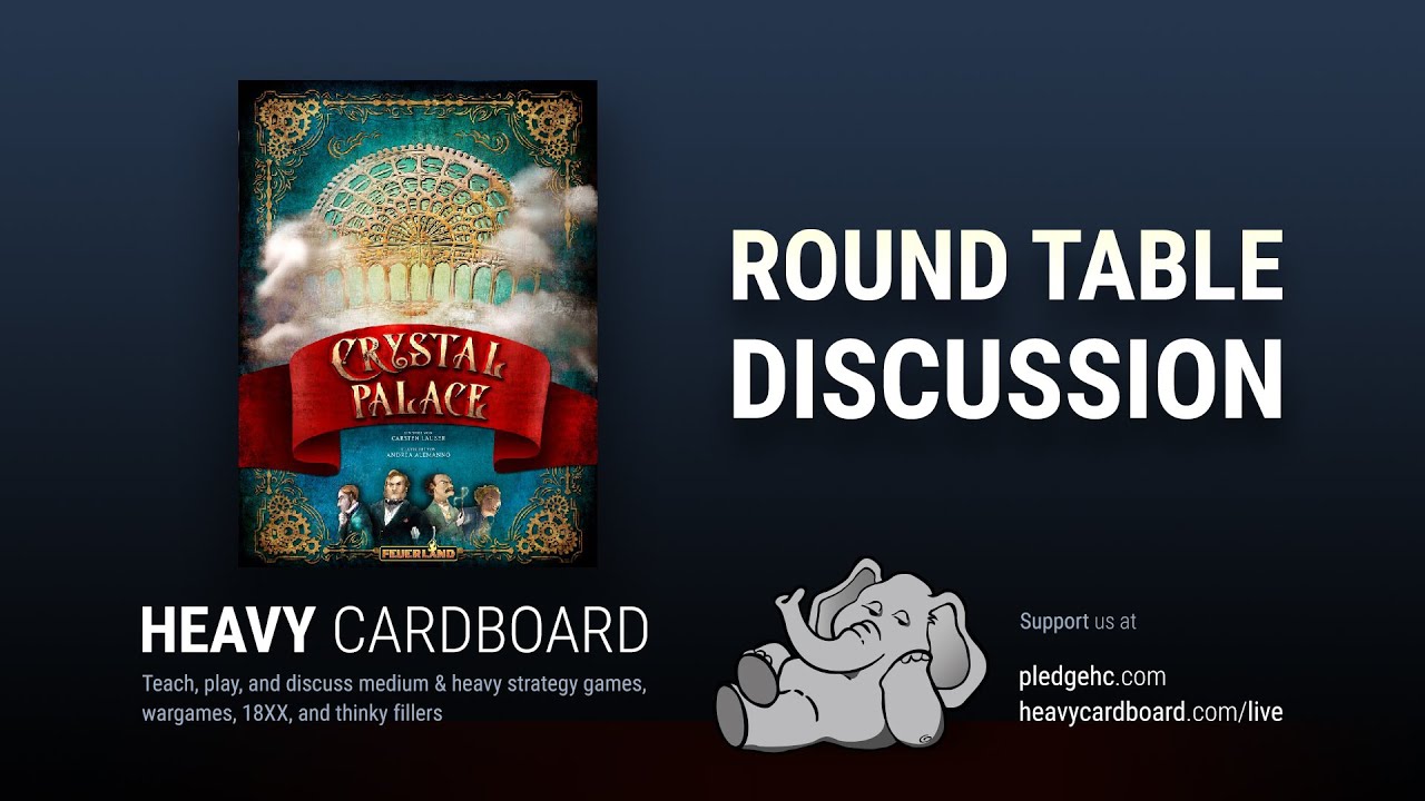 Round Table only - Crystal Palace Round Table discussion by Heavy Cardboard