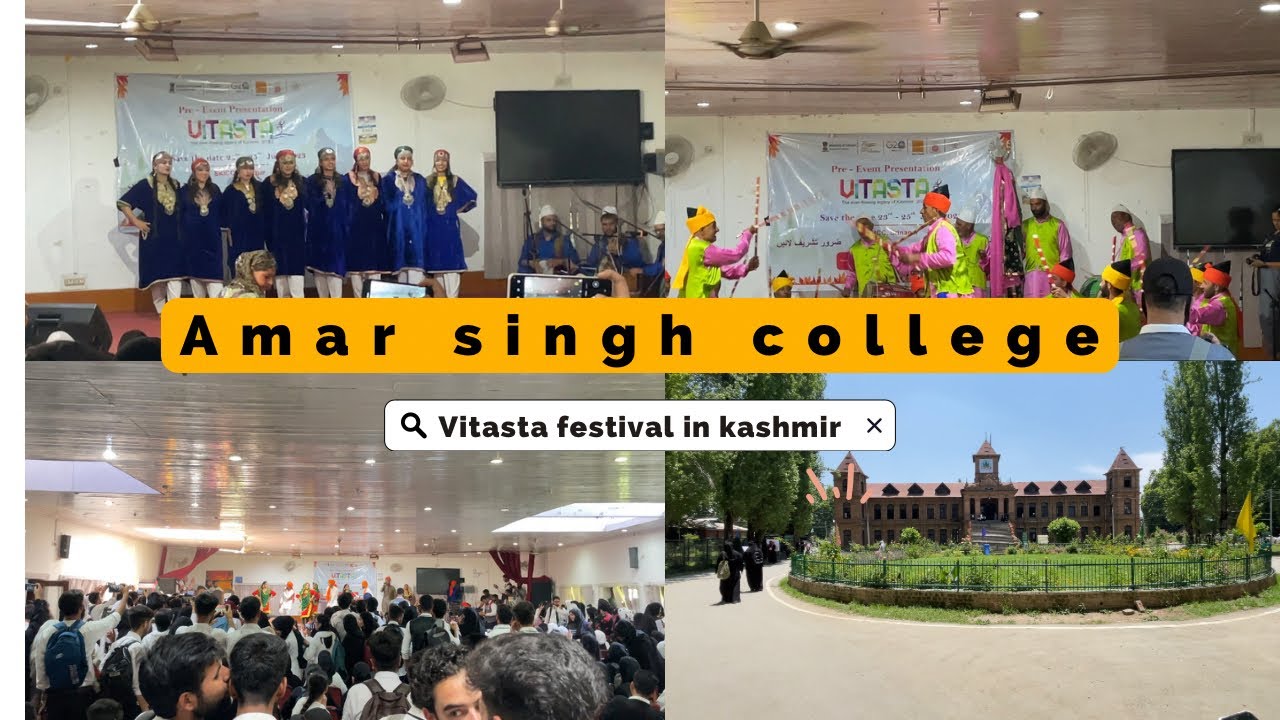 COLLEGE FESTIVAL 🔥| AMAR SINGH COLLEGE | VITASTA FESTIVAL