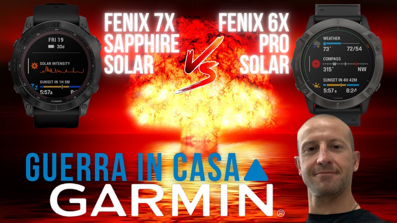 Fenix 7 Fenix 6: confronto tra gli smartwatch a ricarica solare Garmin