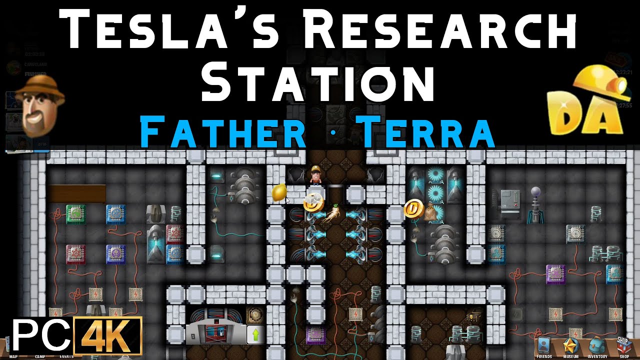 Tesla's Research Station | Father Terra #5 (PC) | Diggy's Adventure