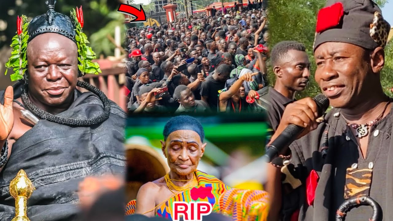Oheneba EK Shakes Asantehemaa funeral with Amazing Performance #ohenebaekliveband 