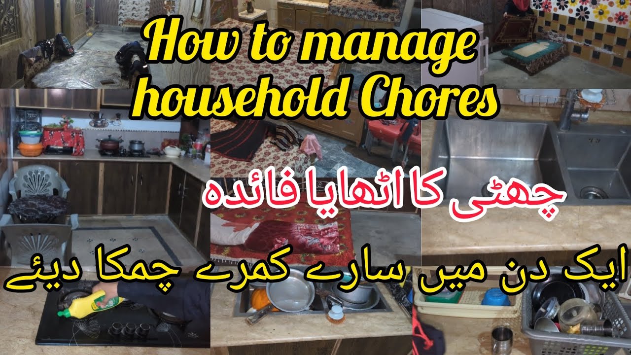 Kitchen Cleaning tips | Cleaning and organisation | how I manage all rooms cleaning |