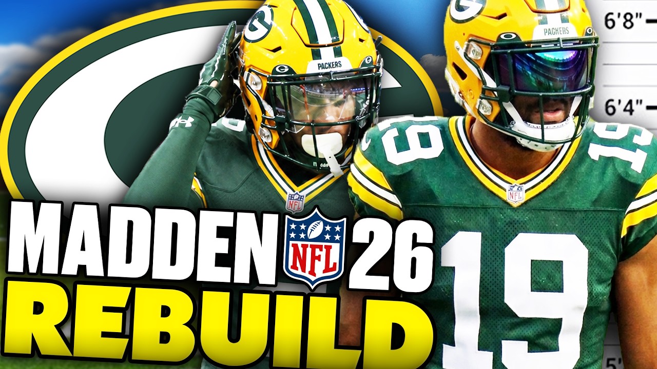 Драфт 2026 спасает корнербеков Packers! Перестройка Green Bay Packers в режиме франшизы Madden 26