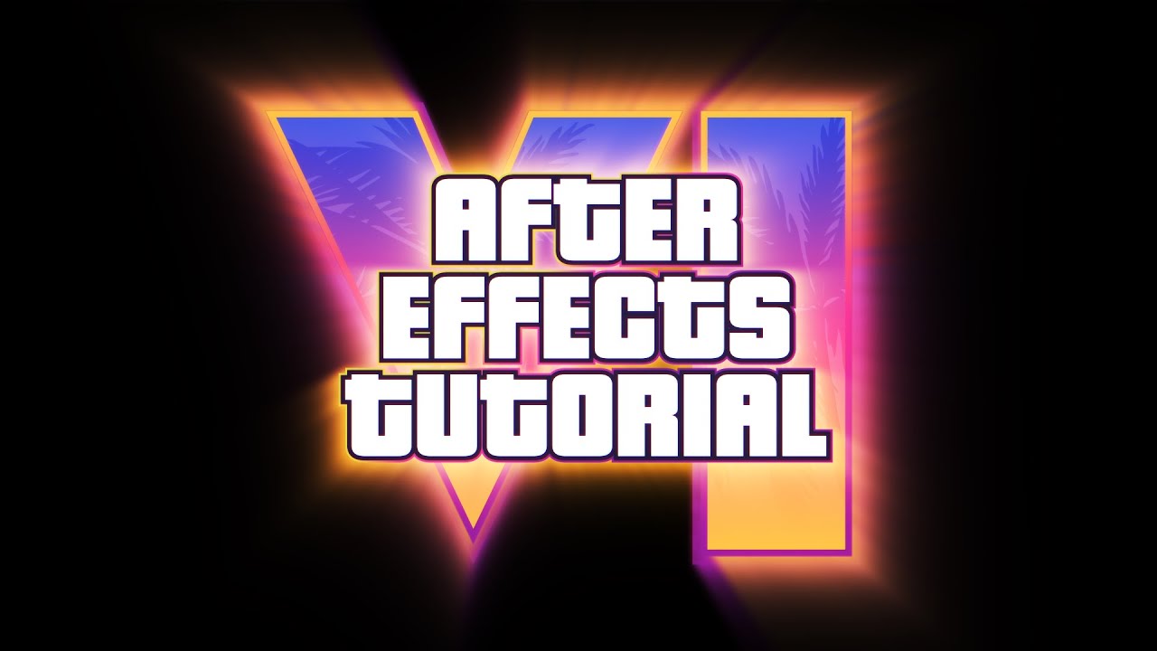 Logo Animations Ep.10 (GTA 6) - After Effects Tutorial