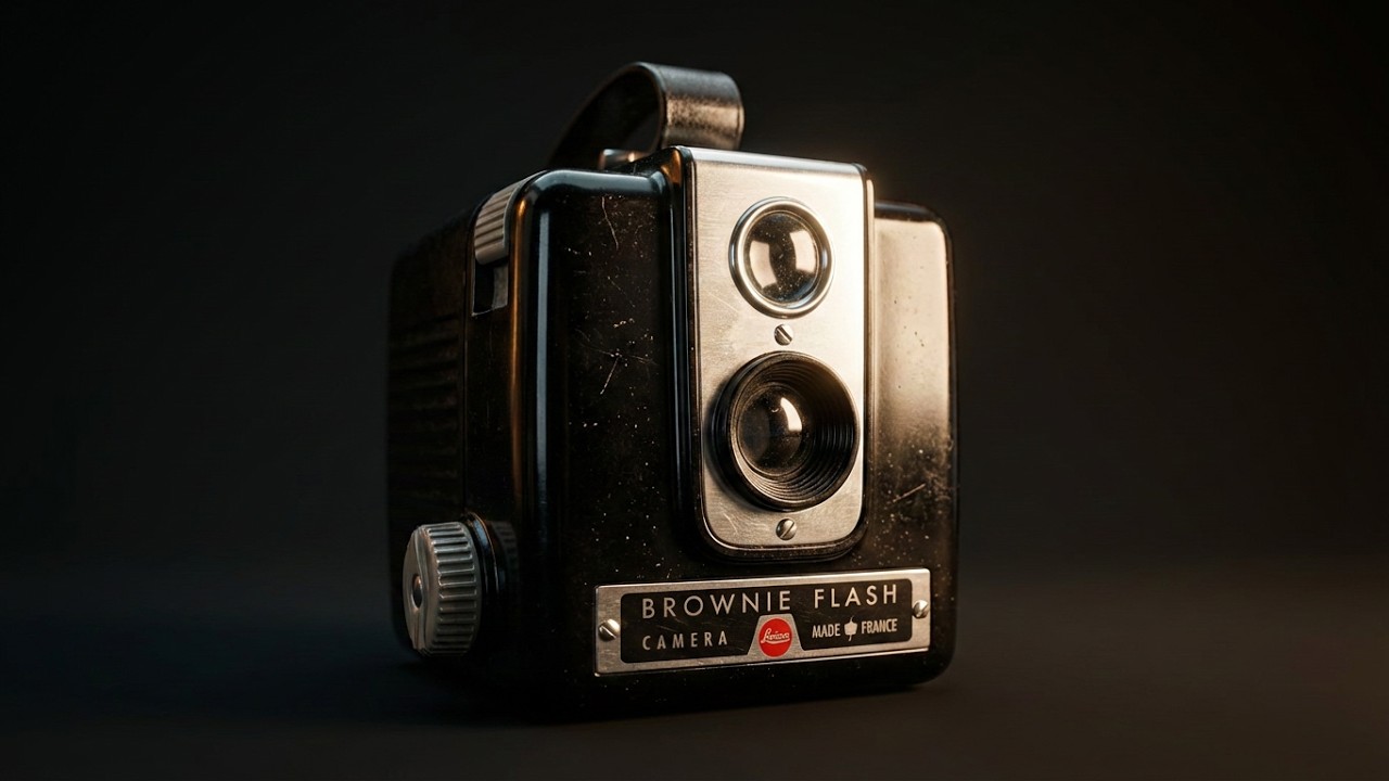 Nettoyage Kodak Brownie Flash
