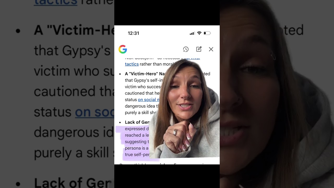 Gypsy rose still trying to control the narrative 