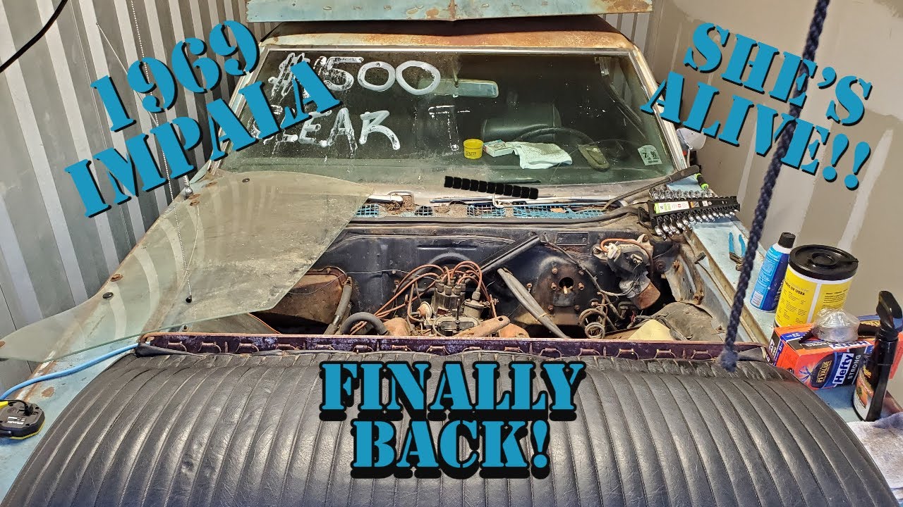 IMPALA RETURNS!  1969 Impala RUNNING Again After 20 Years!