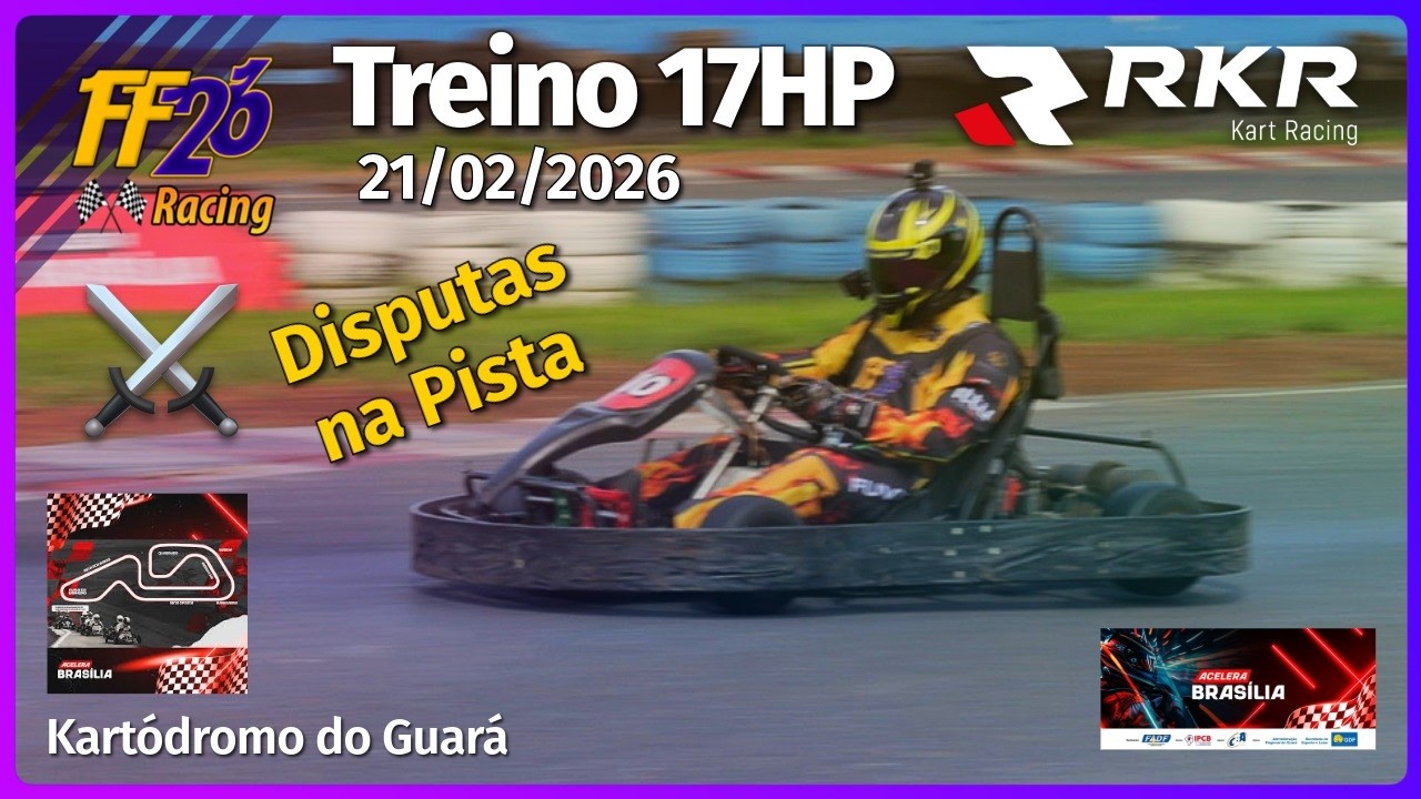 ⚔️ Disputas no Treino RKR – Kart Rental 17hp no Guará 🚀
