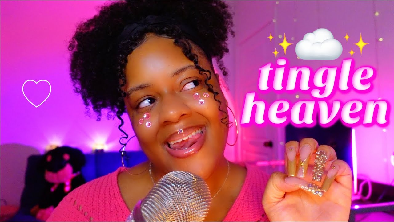 ASMR - Nail Tapping + Mouth Sounds = Tingle Heaven 🤤💕✨ (100% Effective)