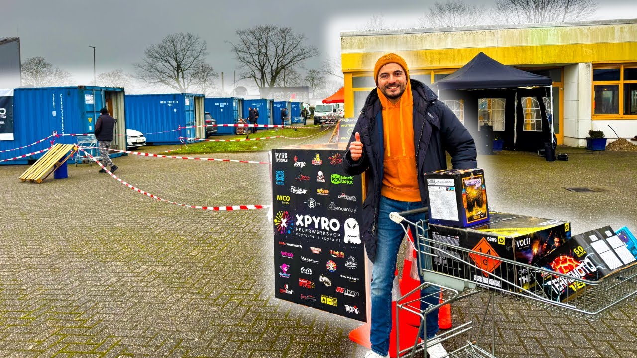 🎆 VUURWERK SHOPPEN IN DUITSLAND bij XPYRO en Supermarkten | Tweede Verkoopdag | 2024-2025