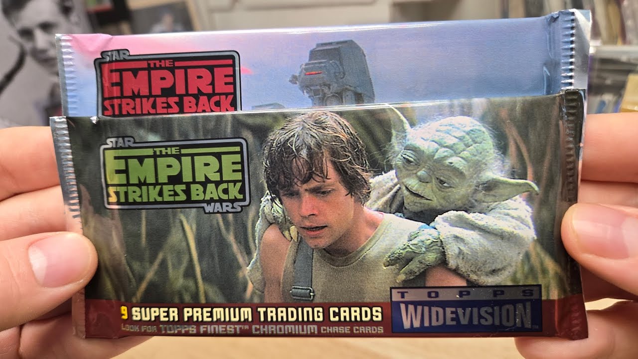 Life-long Star Wars Fan Opens Empire Strikes Back Topps Widevision Trading Cards Packs