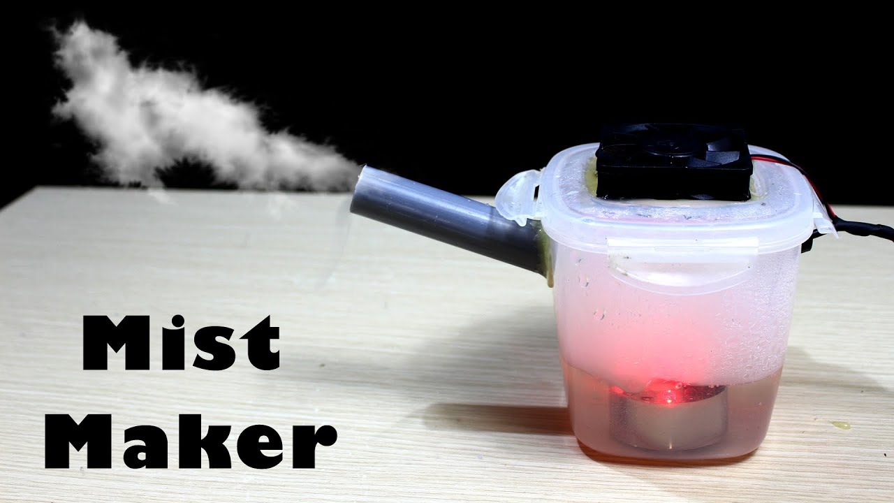 How to make Ultrasonic Mist Maker fogger - Very Simple way