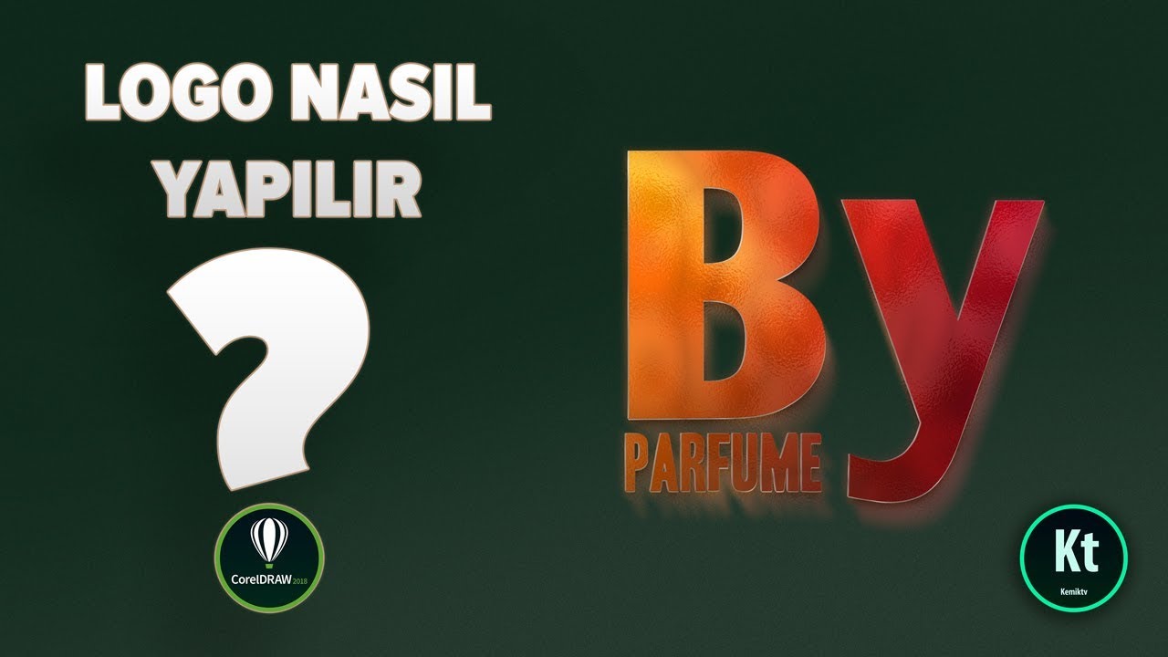 CorelDraw Logo #1 - Basit Logo Yapımı - CorelDraw X7 - Kt