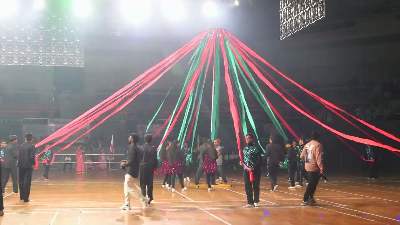 SMP International School - Annual Sports Day 2024-25 - Maypole Drill