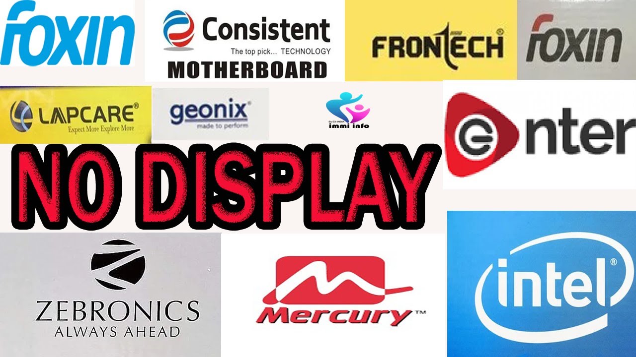 How to repair no display problem in china motherboard
