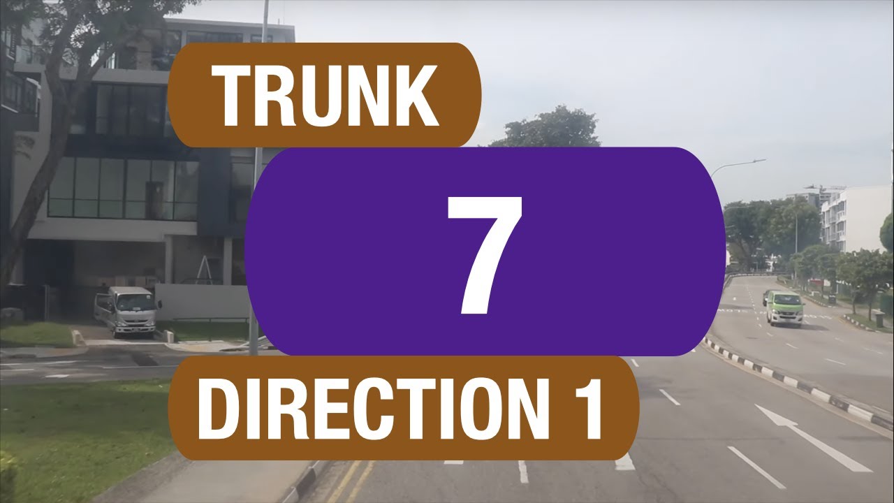 SBS Transit Trunk 7 (Direction 1) | Bus Service Route Visual