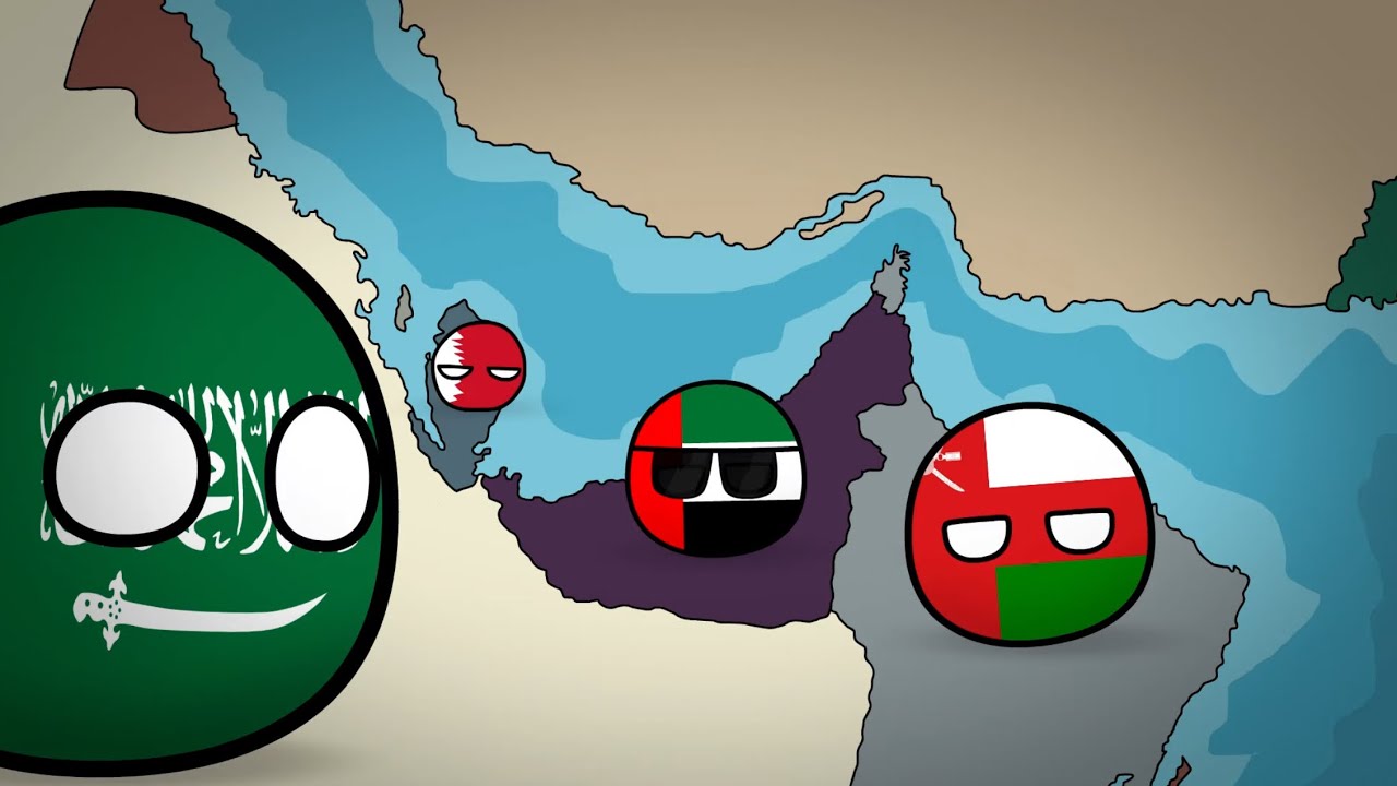 Countryballs - History of United Arab Emirates (UAE)