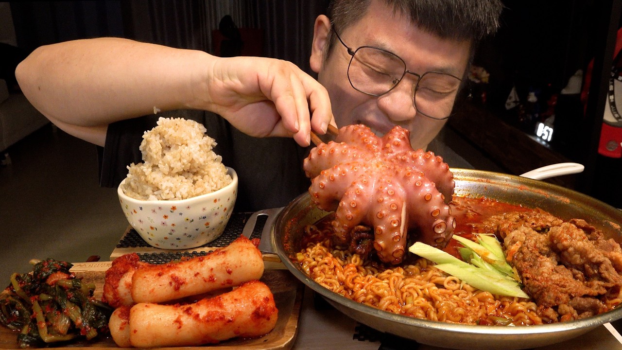 먹방창배 오래만에 매운시리즈 신라면 레드 대박 레전드 먹방 Spicy Korean noodles eatingshow realsound koreanfood Mukbang asmr