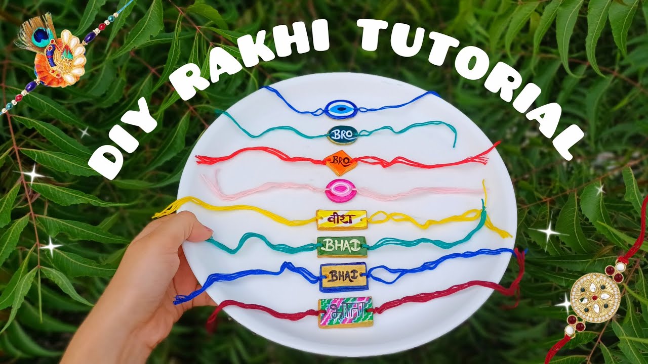Make Your Own DIY Rakhi at Home 🏠🌸 | Quick & Easy Rakhi DIY for Raksha Bandhan ✨ || MadeByVidhi ||