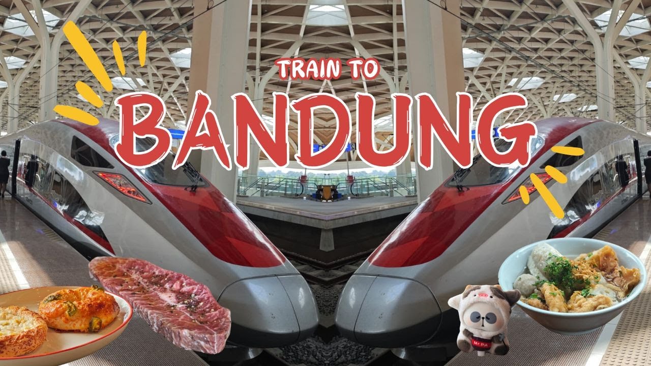🎉 SURPRISING our friend in BANDUNG! | Train Trip + INSANE Food Tour 🇮🇩 🚆🍜