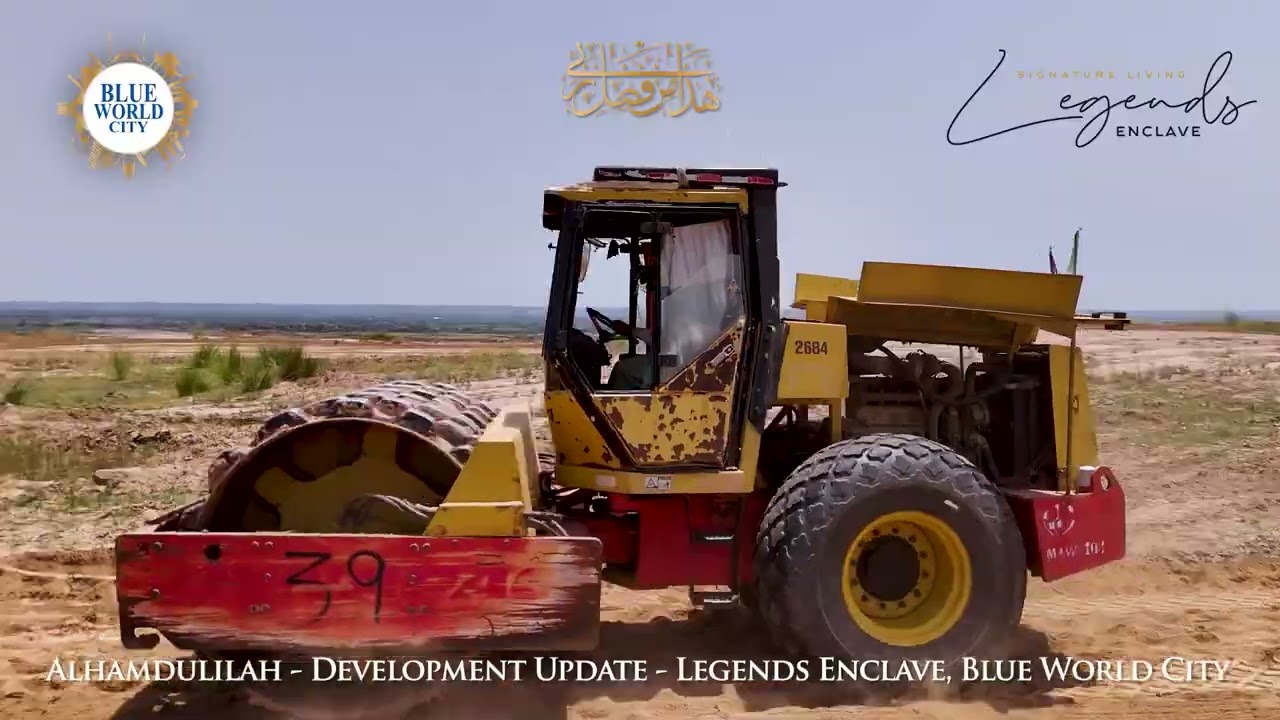 Alhamdulilah - Development in Full Swing @ Legends Enclave, Blue World City.