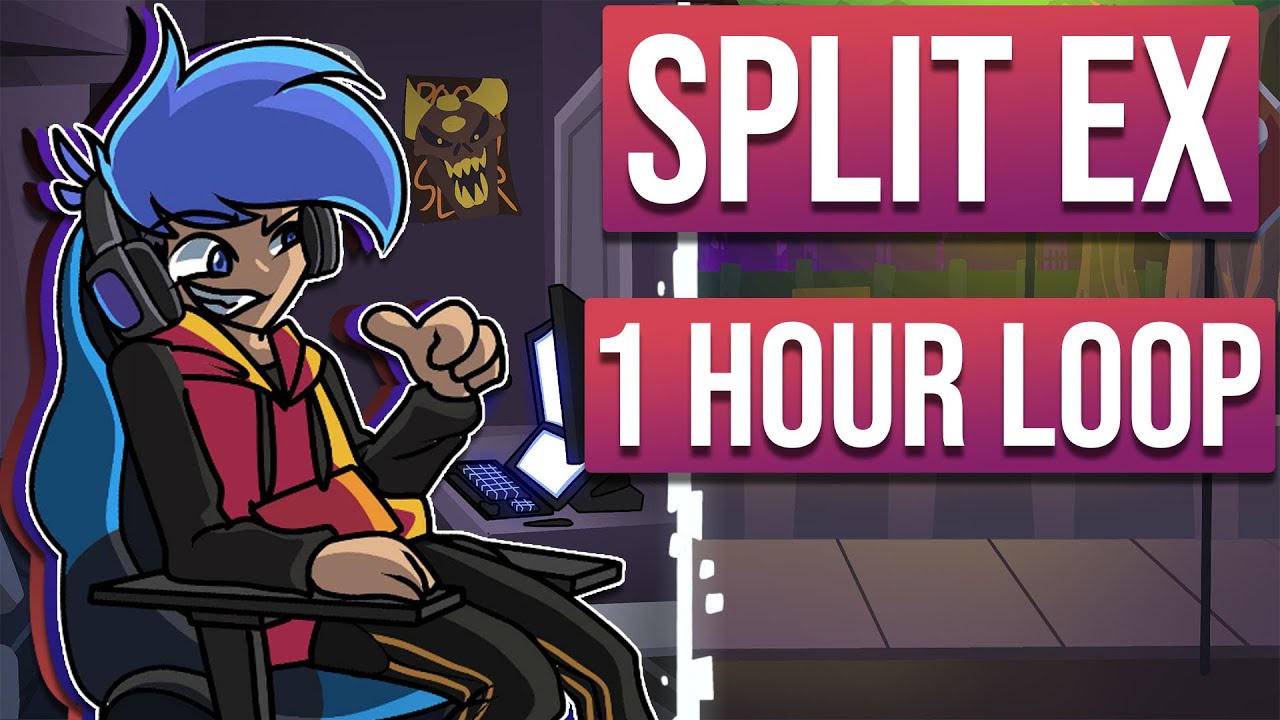Friday Night Funkin' VS. Amor - Split Ex | BOTPLAY | 1 hour loop