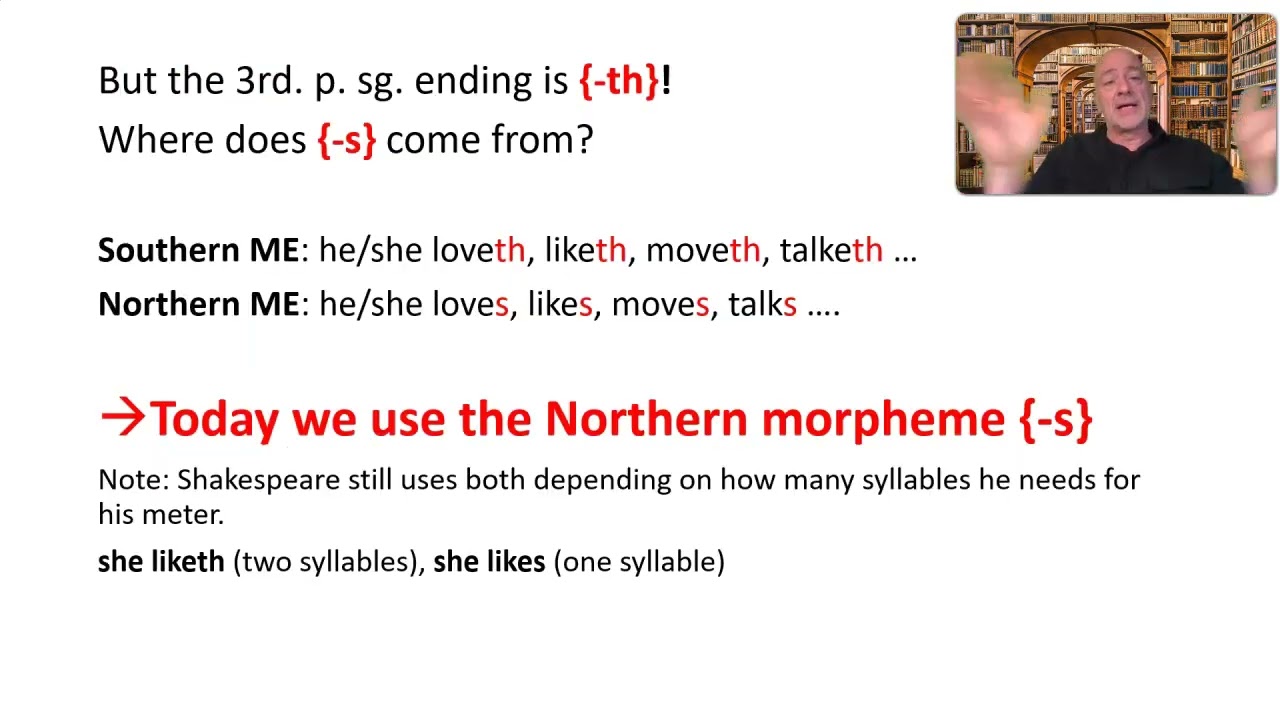 Historical Morphology 4: The Verb