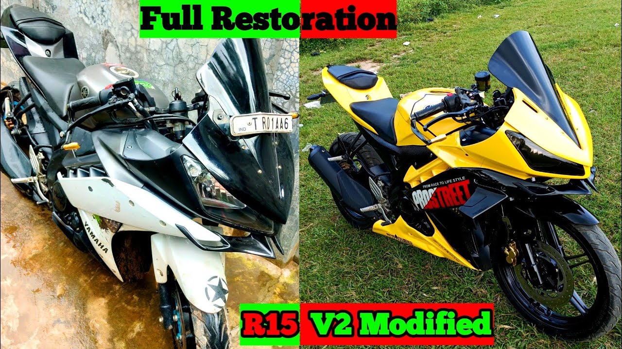 Yamaha R15 V2 (2016) Restoration & Modification 🔥