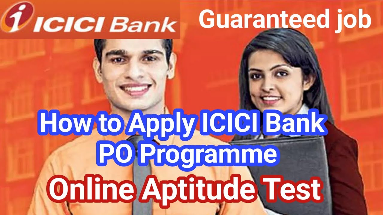 ICICI Bank PO Programm online live process | Online Aptitude Test | icici po programme 2023