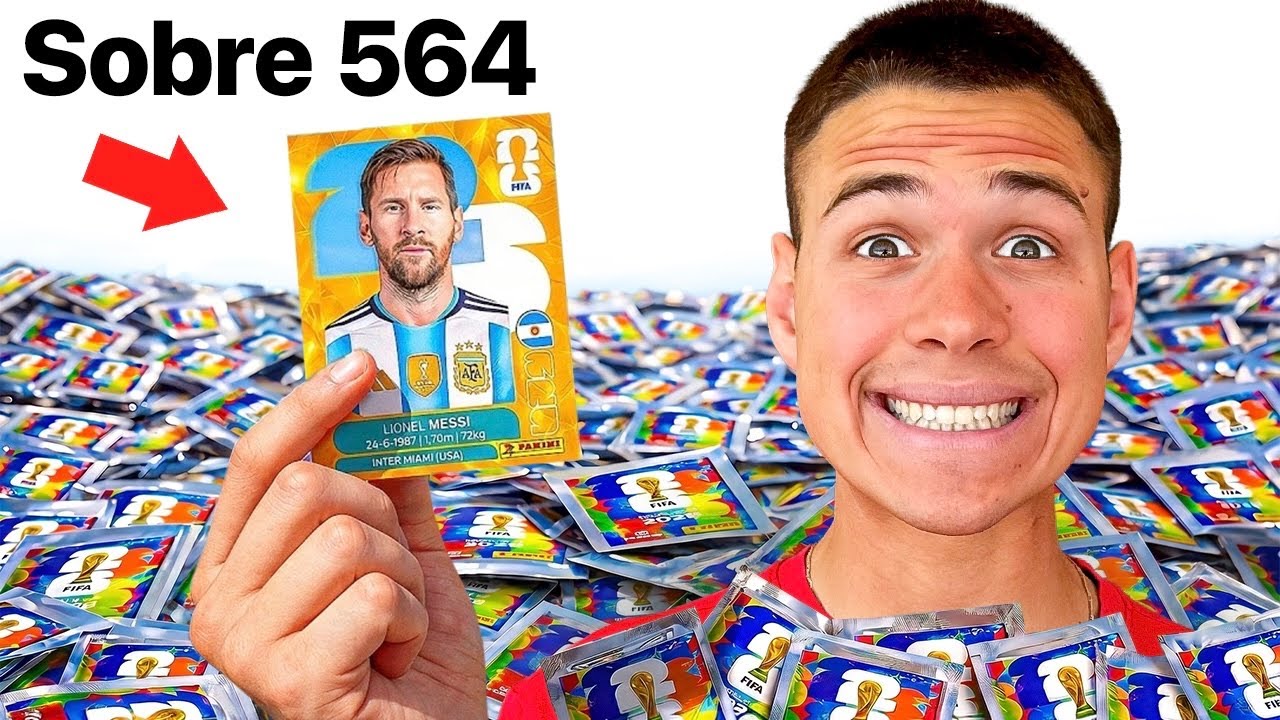 Compr&eacute; +500 Sobres para Conseguir a Messi