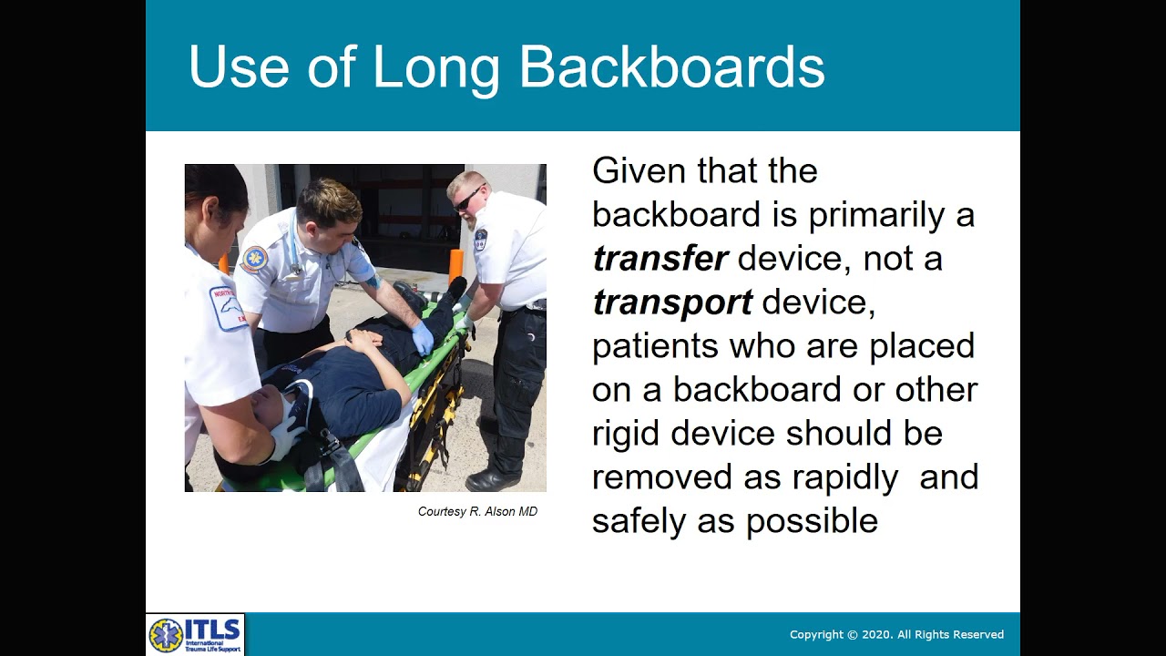 ITLS Chapter 10 Spinal Trauma