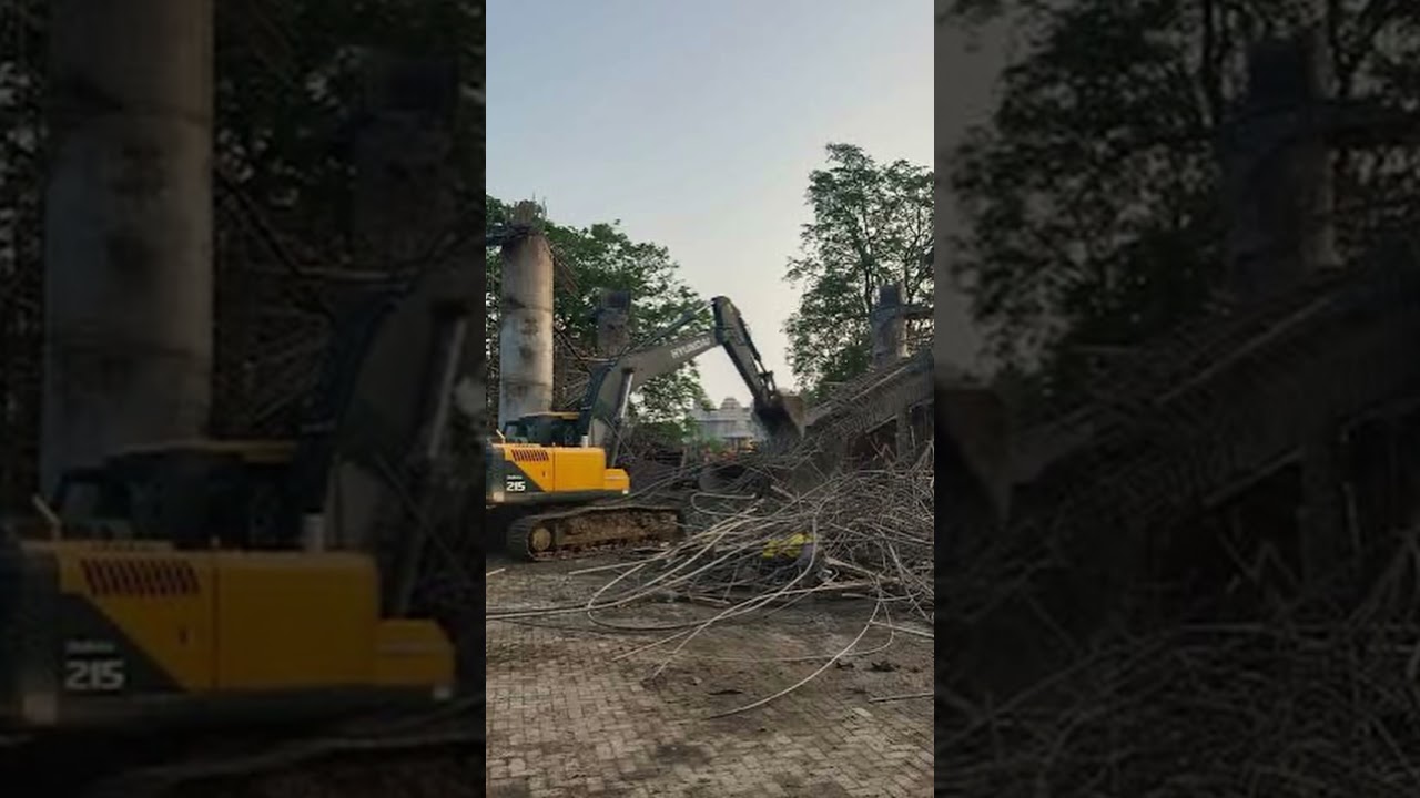 Nagpur Temple Construction Site Collapse | 17 Workers Injured in Slab Accident 🚨
