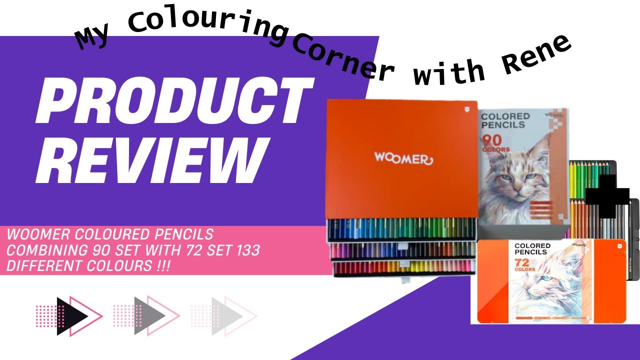 Combining the NEW 90 Woomer Coloured pencils with the 72 set ... 133 Different colours