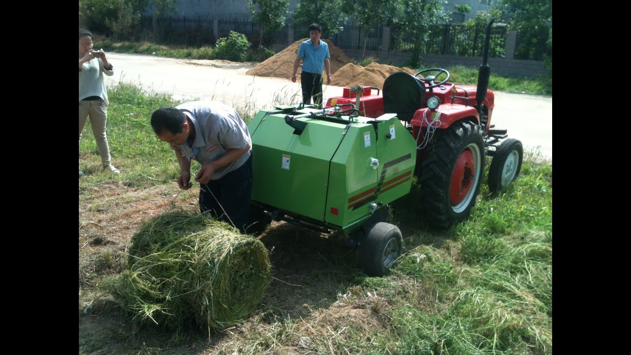 haying machines----disc mower, hay rakes, mini round baler, bale wrapper