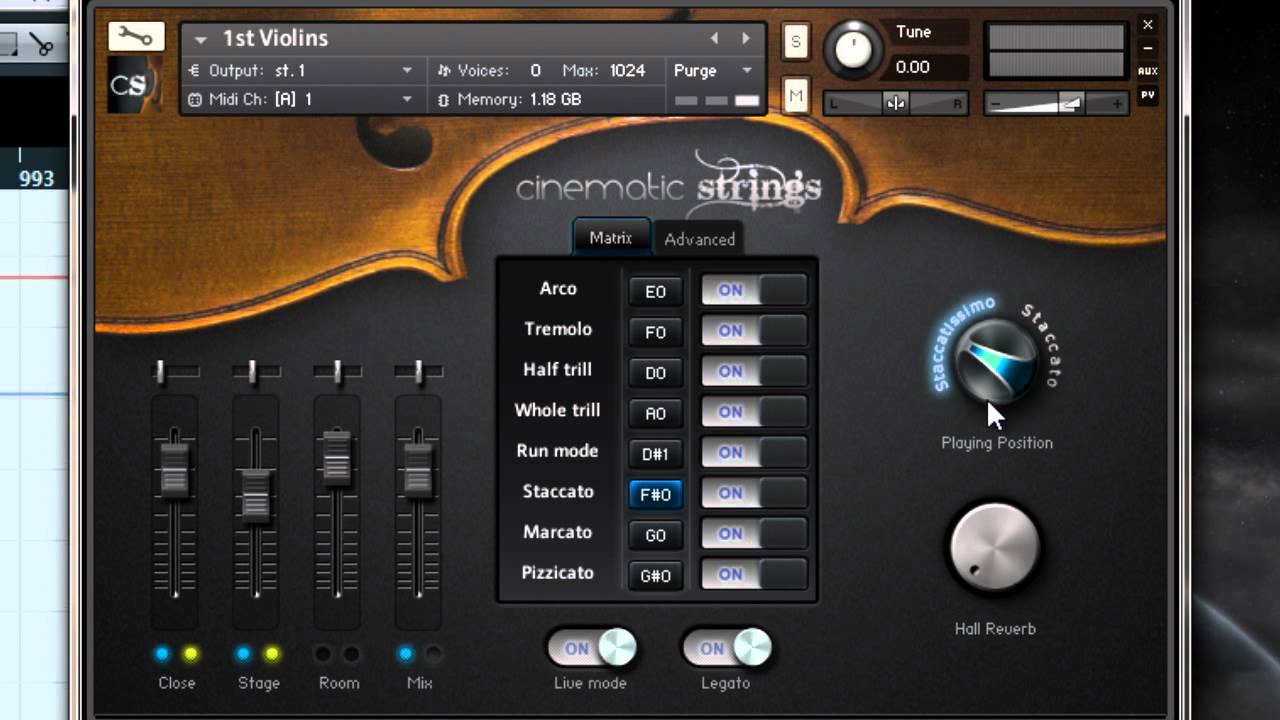 Cinematic Strings 2 - Tech walkthrough 1
