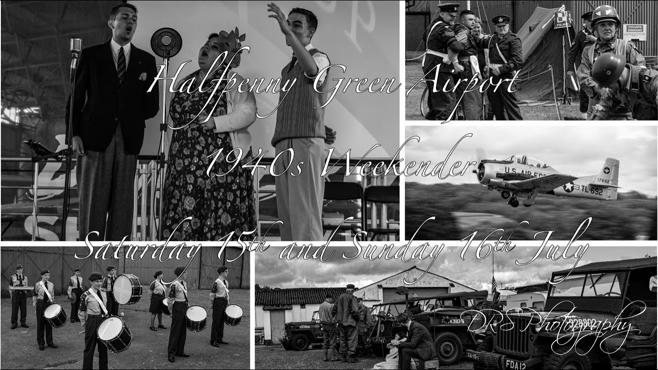 Wolverhampton Halfpenny Green Airport 1940s Weekender.