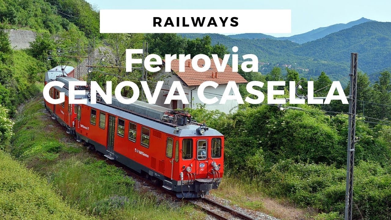 Historic Scenic Railway Genoa to Casella Italy Complete Ride HD