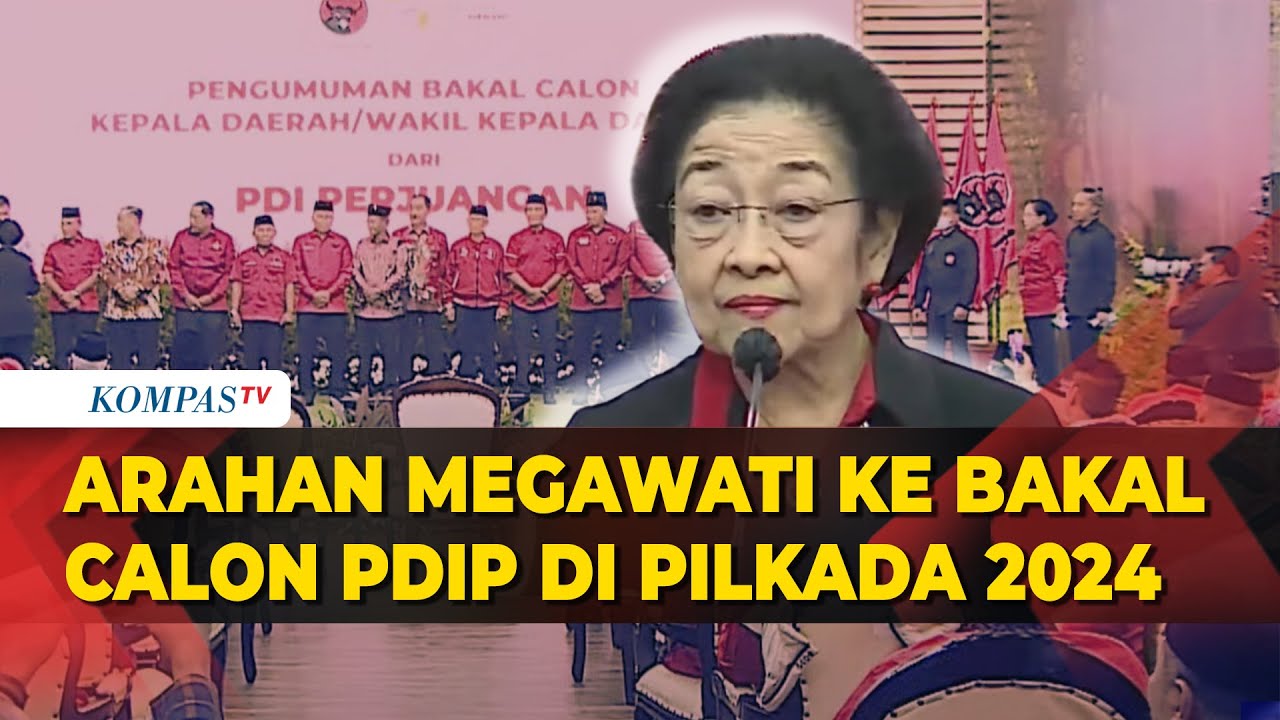 [FULL] Pidato Ketum PDIP Megawati di Pengumuman Bakal Calon Kepala Daerah Pilkada 2024