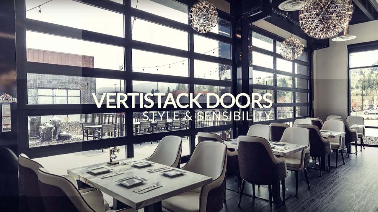 VertiStack Avante and VertiStack Clear Garage Doors