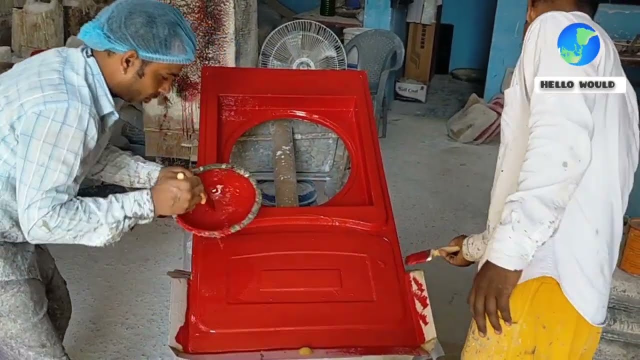 how to make Fiber cooler diy ! cooler mold marking ! fibre cooler kaise banate hain ! SB Katariya