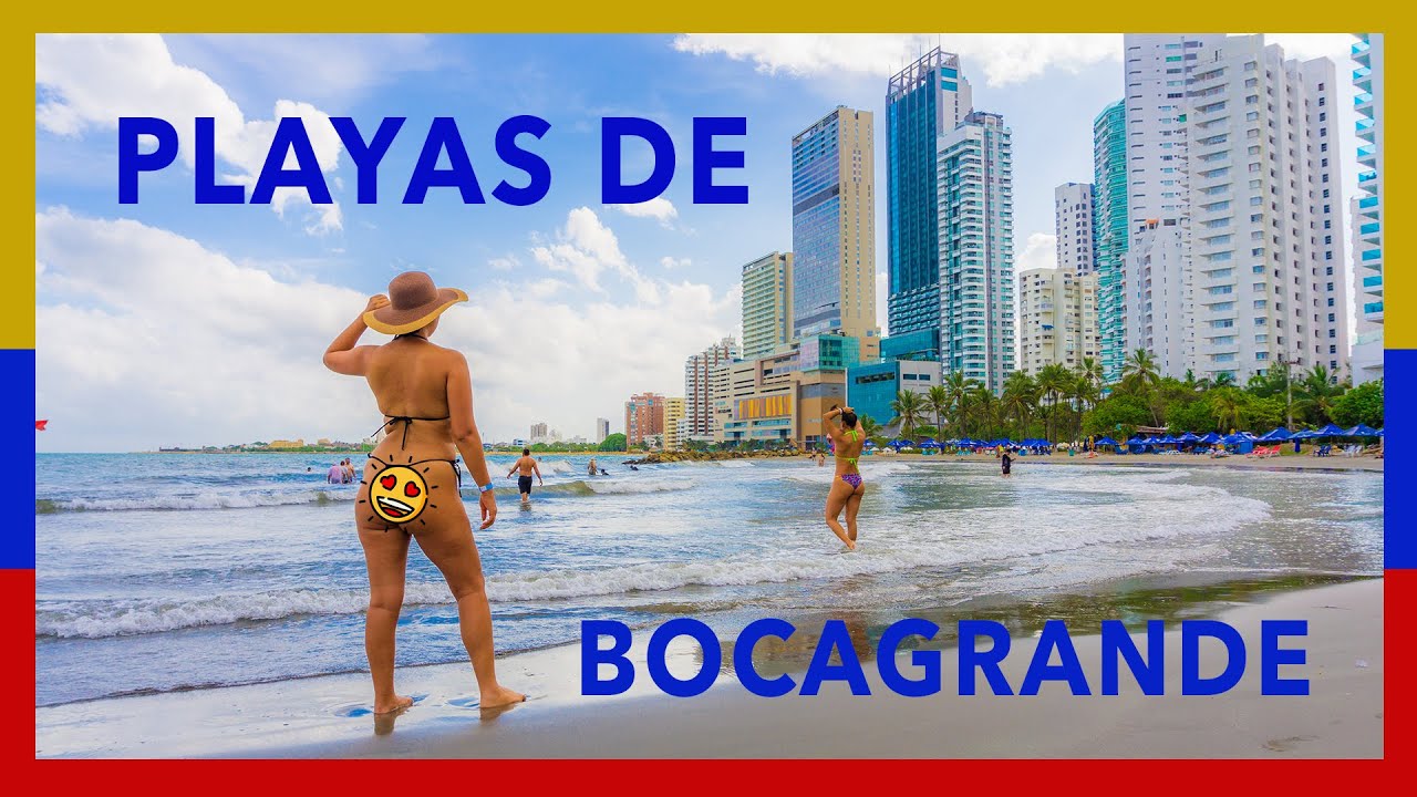 🇨🇴  ¿Cómo son las playas de BOCAGRANDE - GARTAGENA? ⛱️  😎
