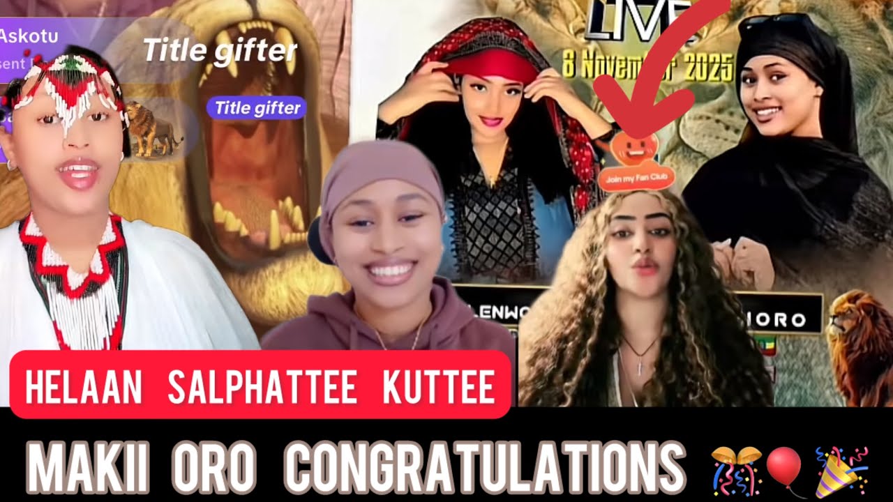 Makii Oro game isii mohattee jirtii ibsishaa go wan isarraa barbachisuu hundaa godhe galatomaa Oromo
