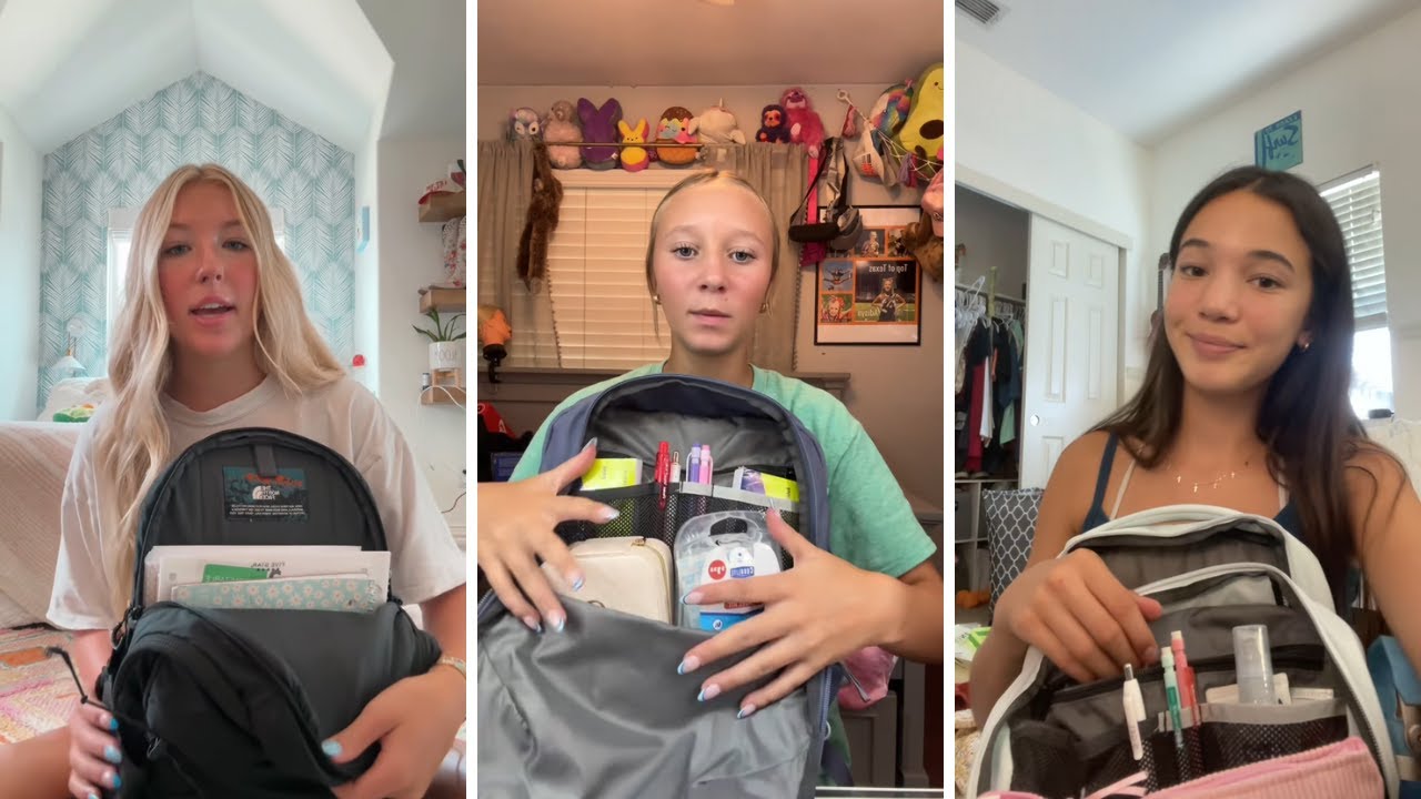 Whats in My Backpack ? | TikTok Compilation 11